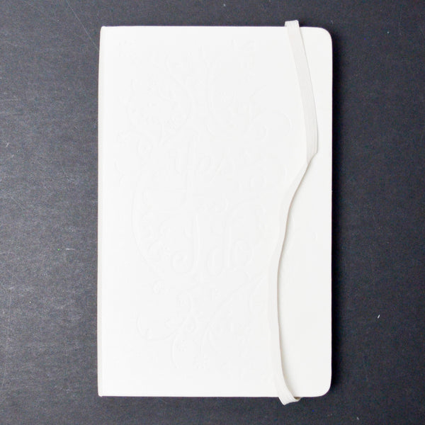 Moleskine Shimmery White "Yes I Do" Wedding Planner Journal
