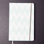 Green + White Chevron Dabney Lee Lined Journal