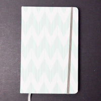 Green + White Chevron Dabney Lee Lined Journal