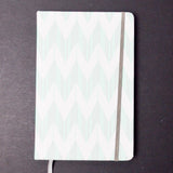 Green + White Chevron Dabney Lee Lined Journal