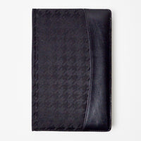Padded Cover Houndstooth Lined Notebook