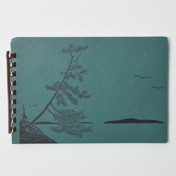 Gwen Frostic Nature Art Block Prints Plastic Bound Notebook