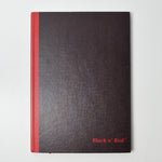 Black n' Red Hardcover Lined Notebook