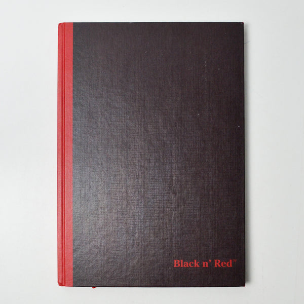 Black n' Red Hardcover Lined Notebook
