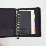 Black Day Timer Notebook Case with Dividers + Assorted Inserts