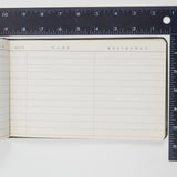 Green + Gold Hardcover Vintage Guest Book