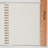 Brown Bicycle Lined Notebook