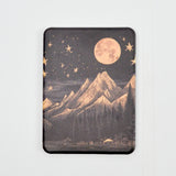 Black + Beige Moon Landscape Kindle Case