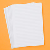 Lined 6-Hole Notebook Pages