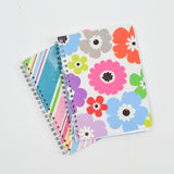 Colorful Floral + Striped Notebooks