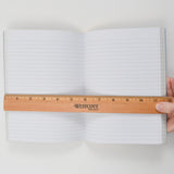 Blue + Beige Express Yourself Lined Notebook
