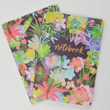 Succulent Lined Notebooks - Set of 2