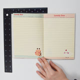 Animal Lovely Frog Lined Notebook
