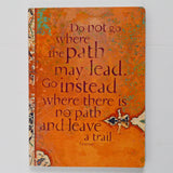 Emerson Quote Post Consumer Paper Cover Lined Notebook