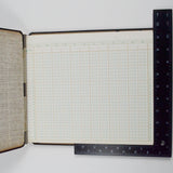 Black Postbound Ledger Notebook