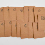 Brown California Stamped Blank Pocket Notebooks - Set of 15