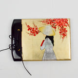 Woman + Blossoms Illustrated Blank Notebook