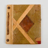 Leaf + Wooden Cover with Blank Natural Pages