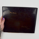 Pond Landscape Iridescent Inlay Blank Black Page Notebook