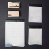 Tutty Without Haste, But Without Rest Notepad + Stamp Bundle