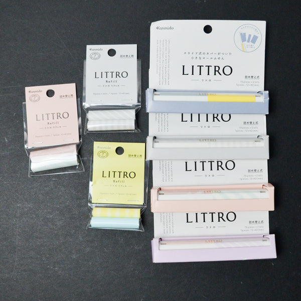 Littro Roll Sticky Note Dispenser + Refill Bundle