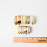 Glitter, Metallic + Shiny Tape Bundle - 16 Spools
