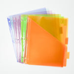 Index Tab Binder Folders - Set of 9