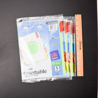 Bright Green Paper Big Tab Insertable Colored Dividers - 3 Packs