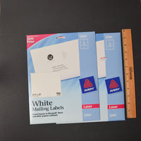 Avery 5264 White Mailing Labels - 2 Packs Default TItle