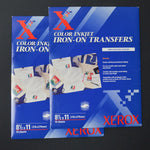 X Color Inkjet Iron-On Transfers - 2 Packs Default TItle