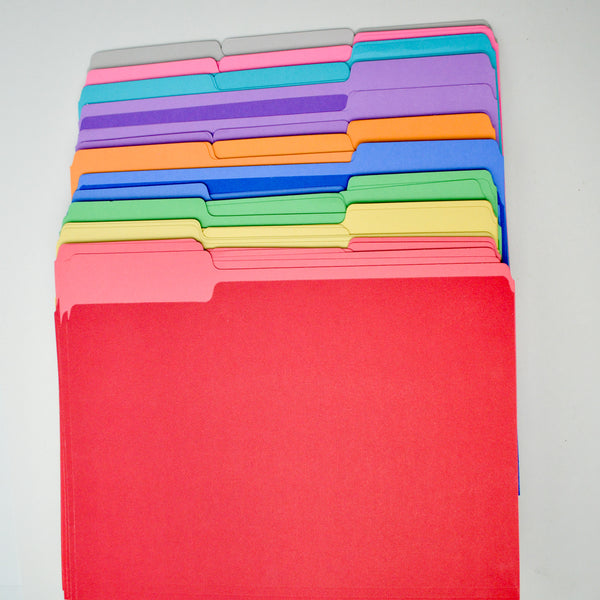 Staples Colorful File Folders