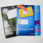 Avery Return Address + Shipping Labels