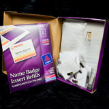 Clip Style Name Badges