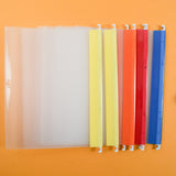 Colorful Plastic File + Binder Divider Bundle