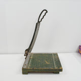 Vintage Guillotine Paper Cutter - Cracked