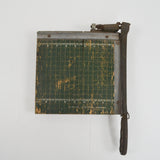 Vintage Guillotine Paper Cutter - Cracked