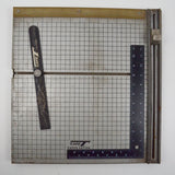 Vintage Metal Safe-T Paper Cutter Model No. 15