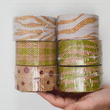 Burlap Patterned Duct Tape - 6 Rolls