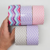 Pastel Zig Zag Duct Tape - 5 Rolls
