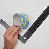 Blue + Yellow Peace Sign ArtSkills Project Tape - 4 Rolls