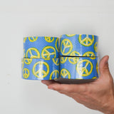Blue + Yellow Peace Sign ArtSkills Project Tape - 4 Rolls