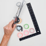 Dymo M-5 Tapewriter with Colorful Label Tape