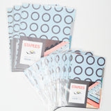 Blue + Brown Dot Staples Arc Poly Tab Dividers - 13 Packs