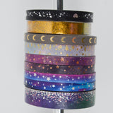 Metallic Foiled Celestial Washi Tape - 9 Rolls