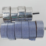 Silver + Blue Stripe Washi Tape - 10 Rolls