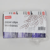 Staples Jumbo Paper Clips - 3 Boxes