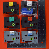 Colorful Laminated Label Tape - 6 Rolls