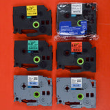 Colorful Laminated Label Tape - 6 Rolls