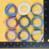 Colorful Dymo + Rotex Embossing Label Maker Tape - 9 Rolls