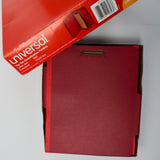 Red Universal Top Tab Classification Folders